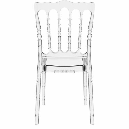 FINE-LINE Opera Polycarbonate Dining Chair  Transparent Clear, 2PK FI220150
